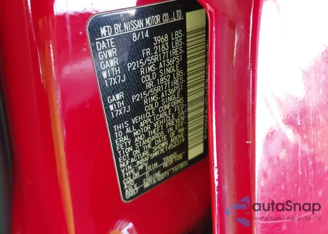 2014 Nissan Juke S из США, поврежденный, VIN JN8AF5MR7ET452319